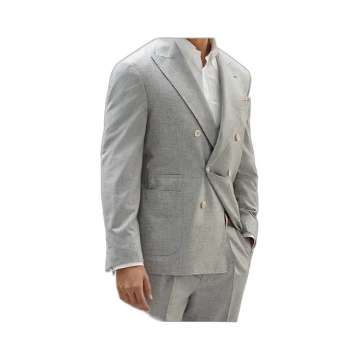 Brunello Cucinelli Double-Breasted Tailored Blazer