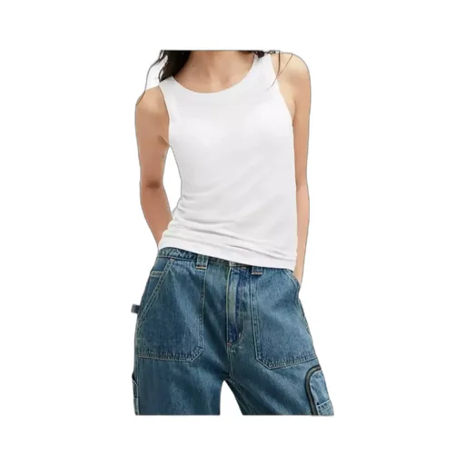 Allsaints Ribbed Sleeveless Tank Top