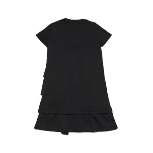 Marni Kids Logo-Embroidered Ruffled-Detail Dress