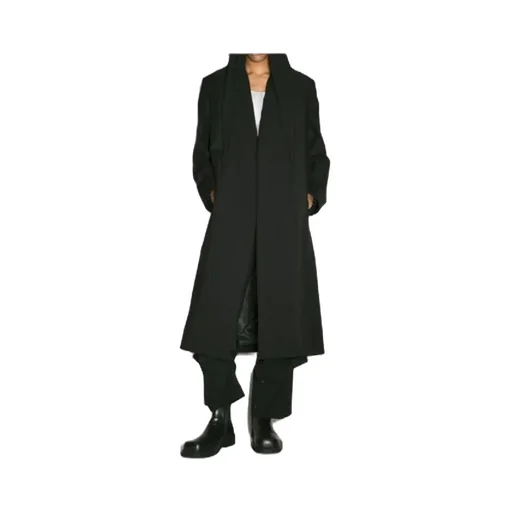 Y/Project Draped Detail Hooded Coat
