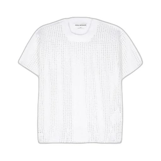 Panelled Open-Knit Top