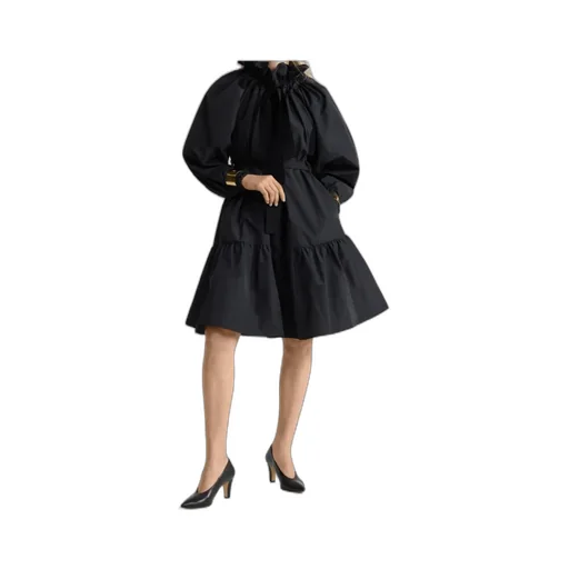 Iconic Drawstring Faille Mini Dress
