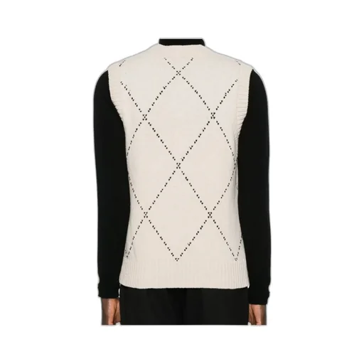 Eleventy Diamond Stitch Sleeveless Knitwear