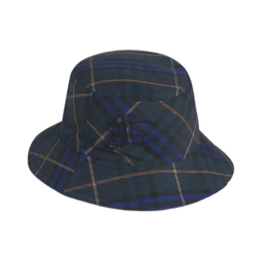 Burberry Ekd Motif Checked Bucket Hat