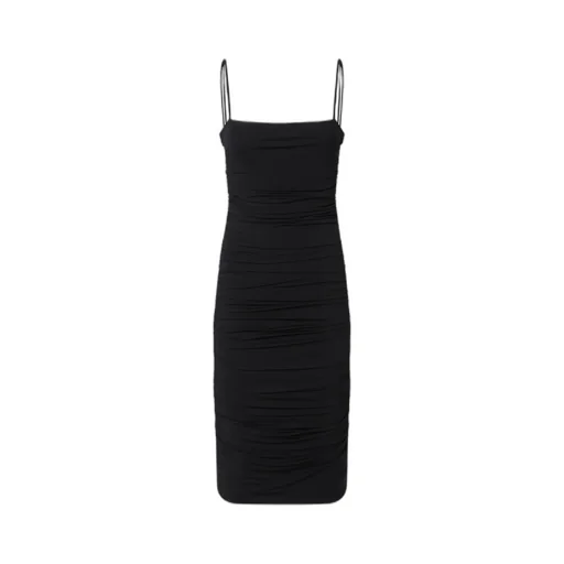 Pinko Forza Gathered Slim-Fit Midi Dress