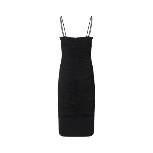 Pinko Forza Gathered Slim-Fit Midi Dress