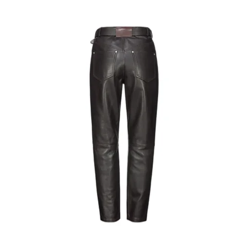 Leather Pants With Belt