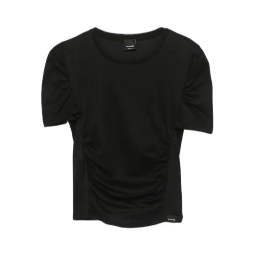 Pinko Logo Patch Round Neck T-Shirt