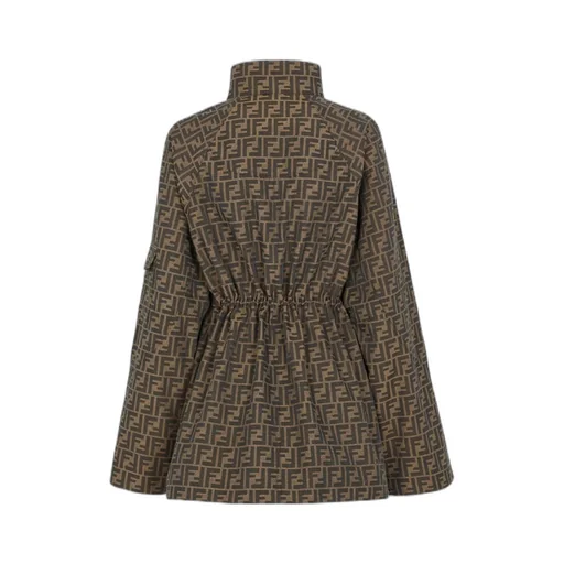 Fendi Ff Motif High-Neck Jacket