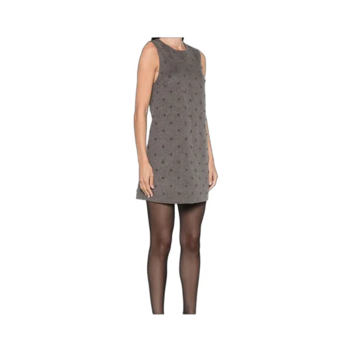 Stud-Embellished Dress
