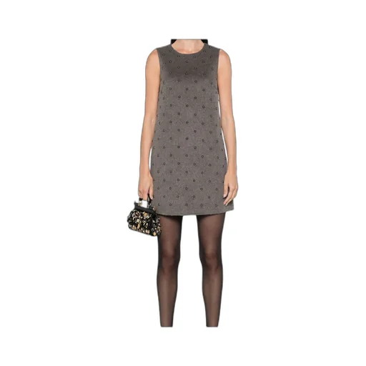 Stud-Embellished Dress