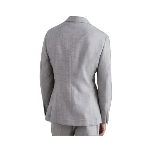 Single-Breasted Herringbone Blazer