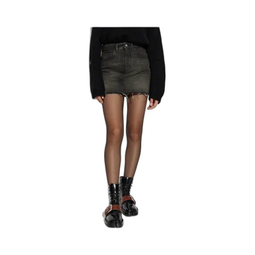 Mm6 Maison Margiela Denim Mini Skirt