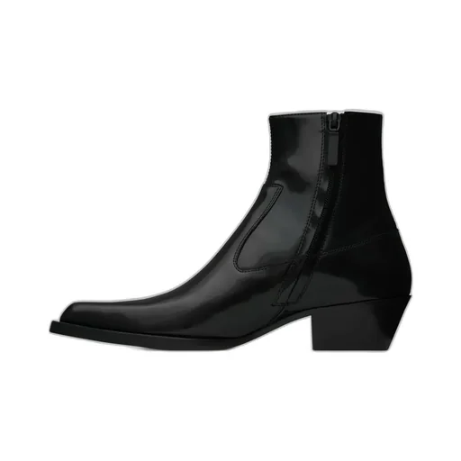 Beat Booties In Glazed Leather