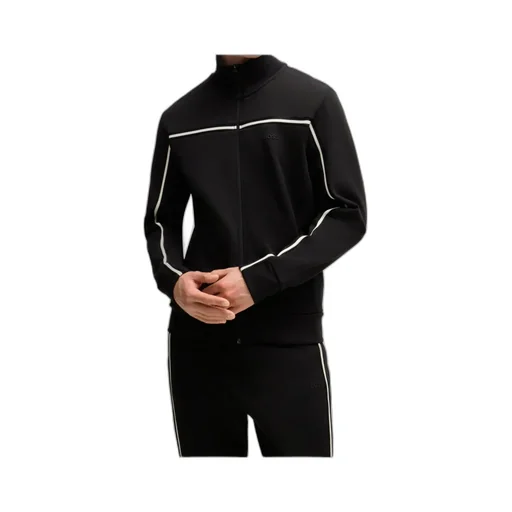 Boss Hugo Boss Logo Detailed Zip-Up Sweatshirt