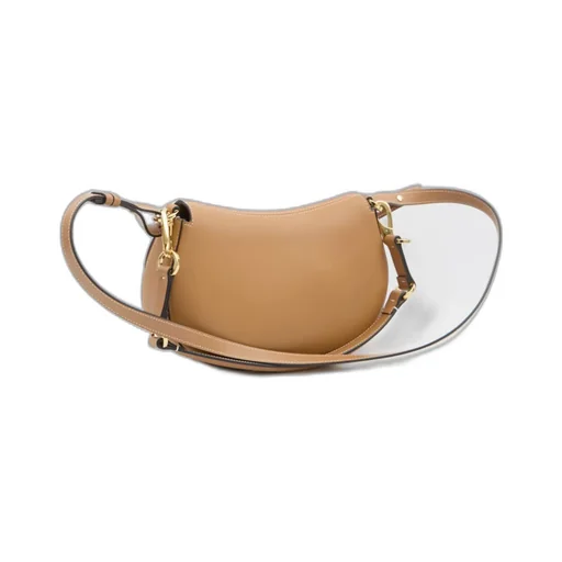 Valentino Ohval Logo Plaque Small Shoulder Bag