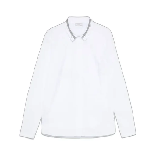 Trim-Detailed Shirt