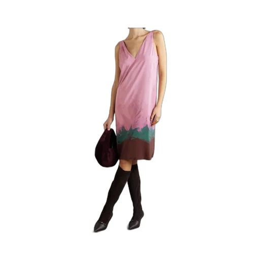 V-Neck Sleeveless Dress