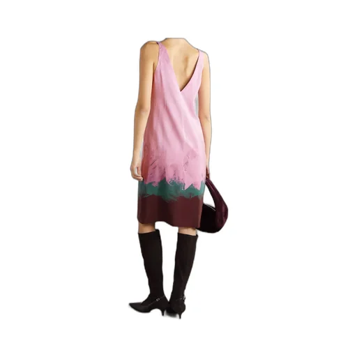 V-Neck Sleeveless Dress