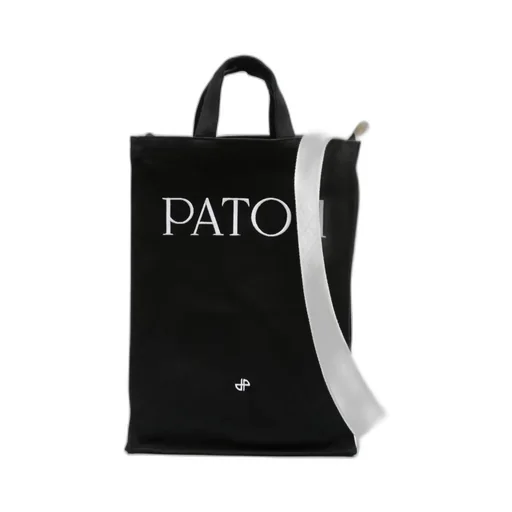 Patou Signature Logo Tote Bag