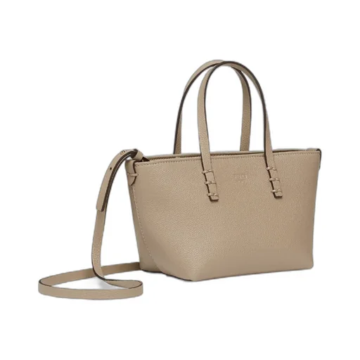Fendi Mini Roll Logo Debossed Tote Bag
