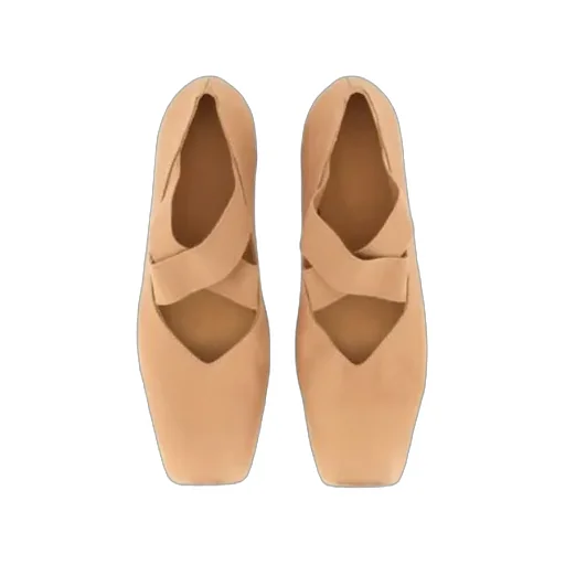 Square-Toed Ballet Shoes