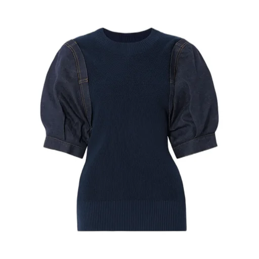Stitched Open-Thread Detail Sweater