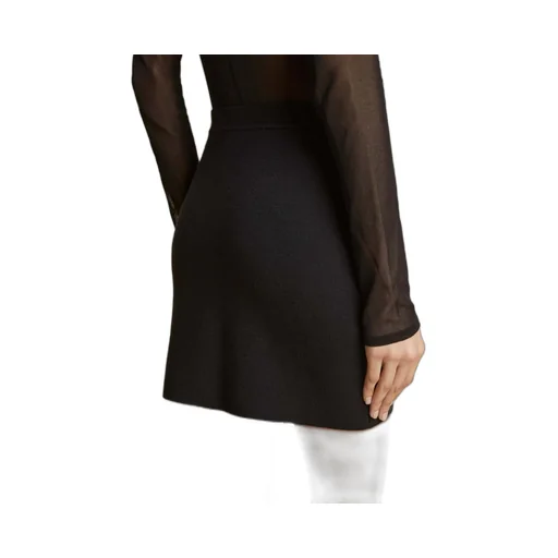 Khaite Darrion Slip-On Mini Skirt