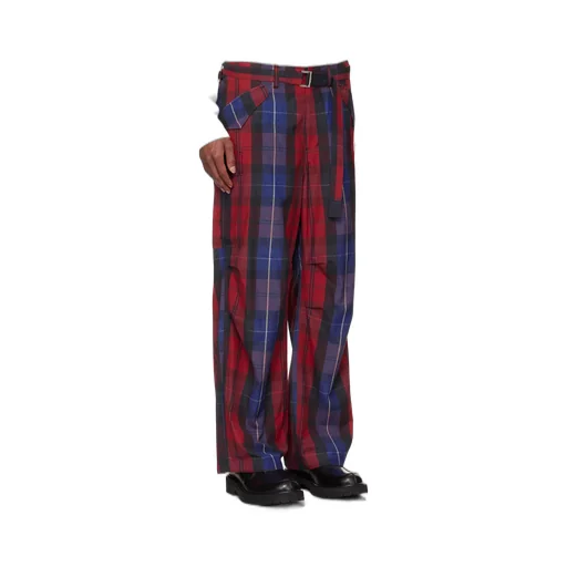 Check Casual Pants
