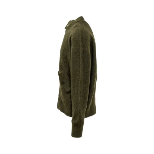 Brushed-Effect Cardigan