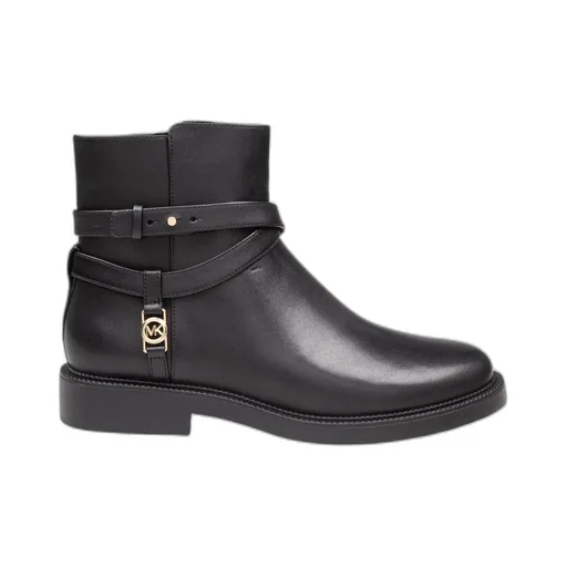 Michael Kors Abigail Logo Plaque Ankle Boots