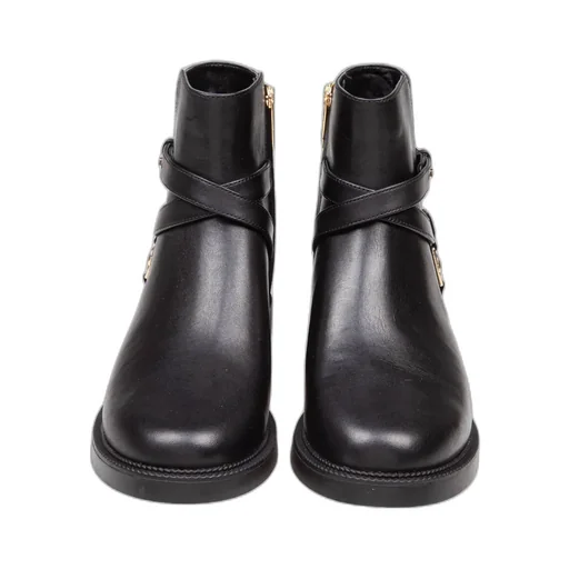 Michael Kors Abigail Logo Plaque Ankle Boots