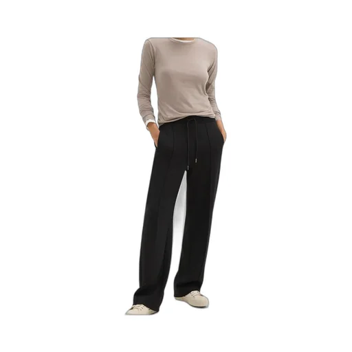 Theory High Waist Drawstring Track Pants