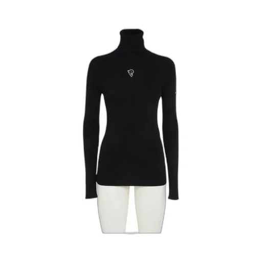 Pucci Logo Patch Roll Neck Jumper