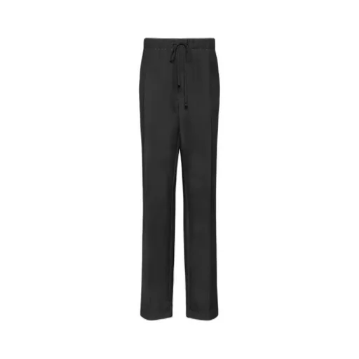 Maison Margiela Drawstring Straight-Leg Trousers
