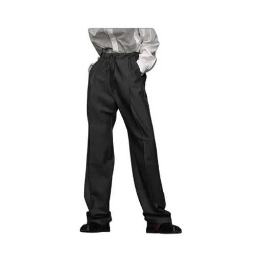Maison Margiela Drawstring Straight-Leg Trousers