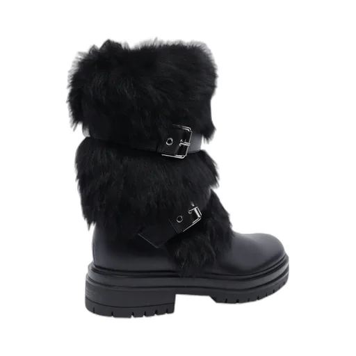 Gianvito Rossi Maverick Buckle Detailed Biker Boots
