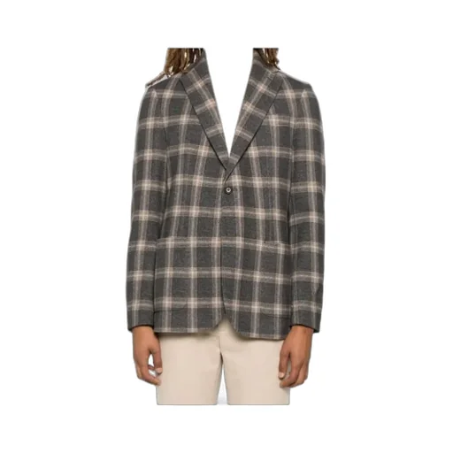 Plaid-Check Blazer