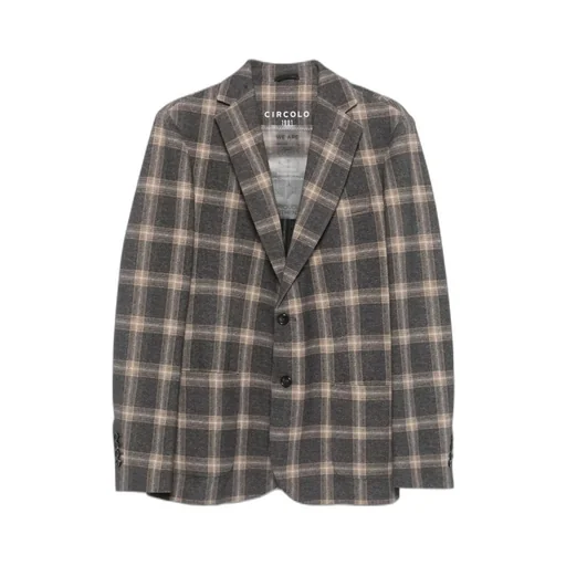 Plaid-Check Blazer
