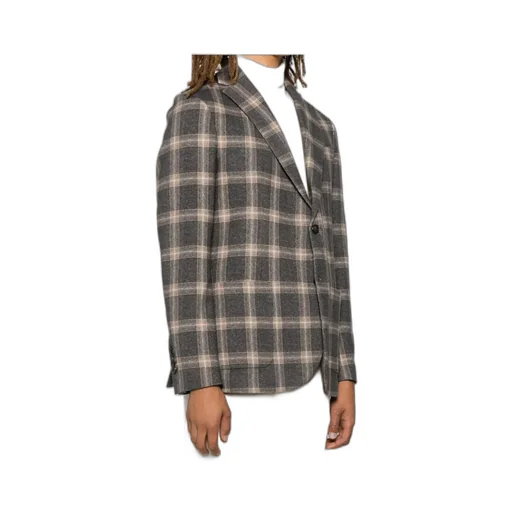 Plaid-Check Blazer