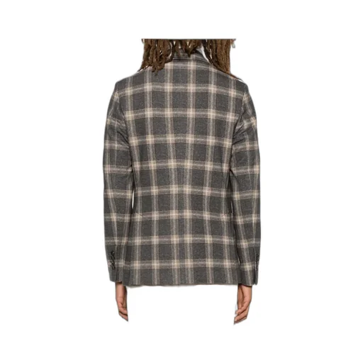 Plaid-Check Blazer