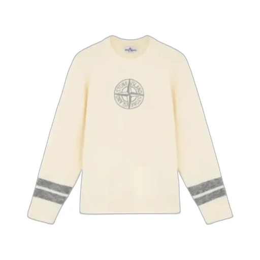 Stone Island Junior Compass Embroidered Crewneck Jumper