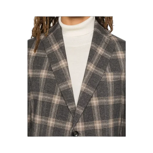 Plaid-Check Blazer