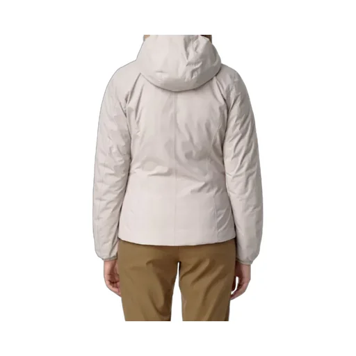 Beige Brown Reversible Insulated Short Jacket