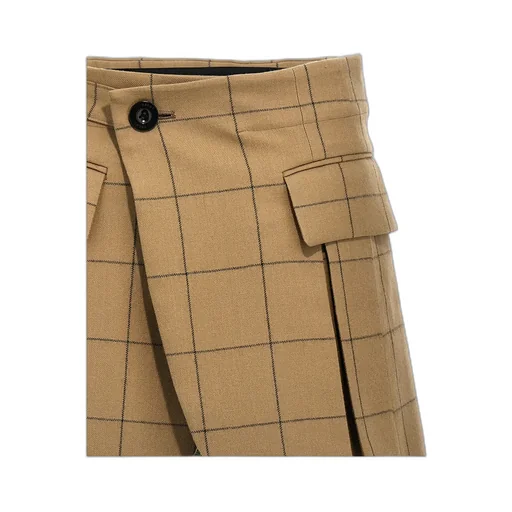 Sacai Windowpane Checked Bermuda