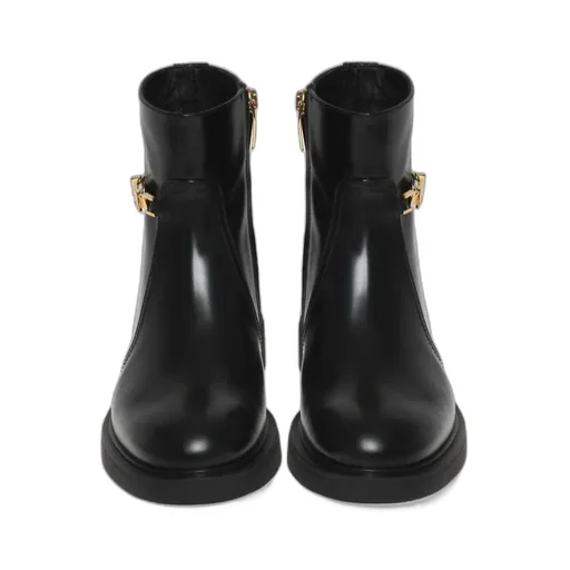 Round-Head Short Boots