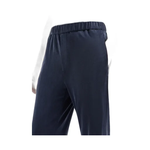 Giorgio Armani Technical Waffle Flat-Front Trousers