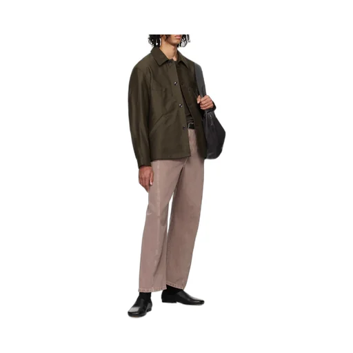 Lemaire Single-Breasted Straight Hem Shirt Jacket