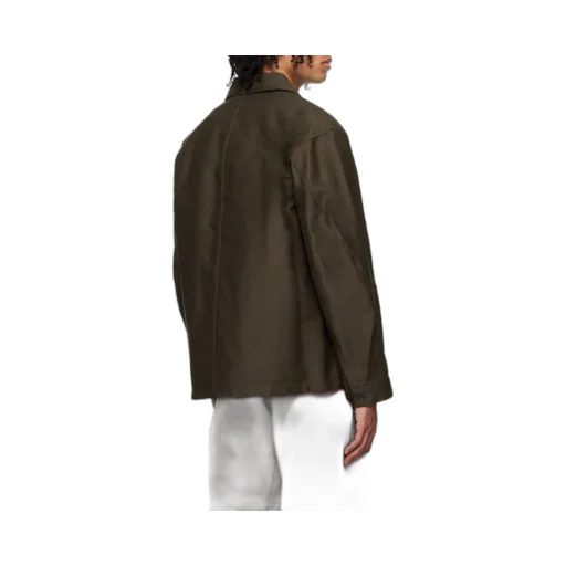 Lemaire Single-Breasted Straight Hem Shirt Jacket