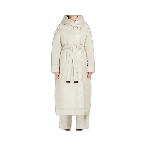 Max Mara The Cube Button Detailed Belted Jacket